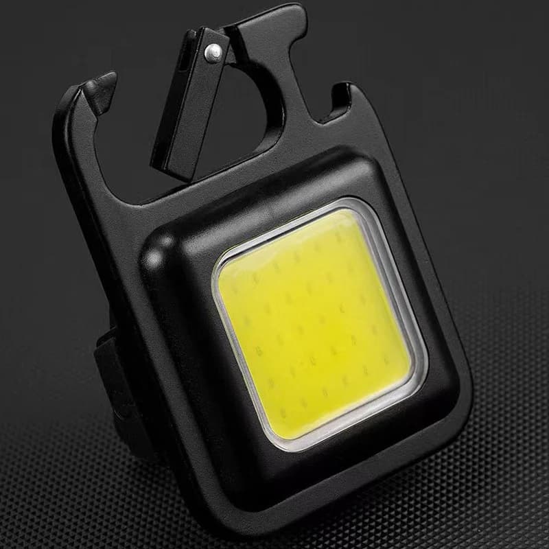 Mini COB LED raktų grandinės darbo šviesos žibintas, įkraunamas per Type-C