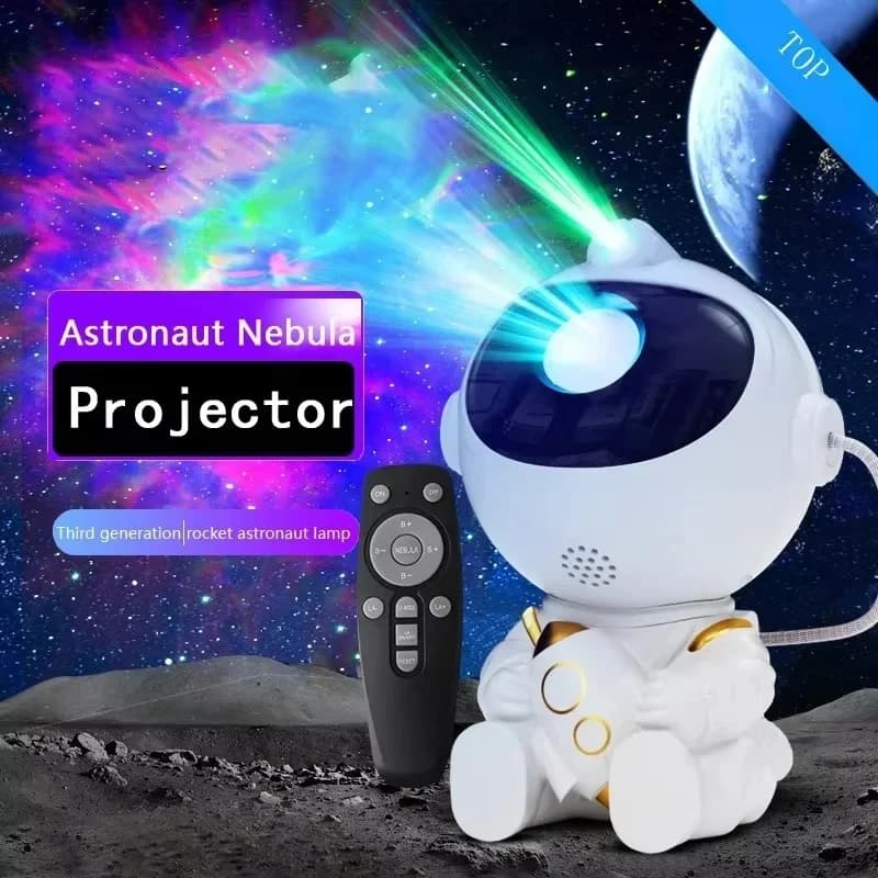 Astronautas kosmoso projektorius LED naktinė lempa