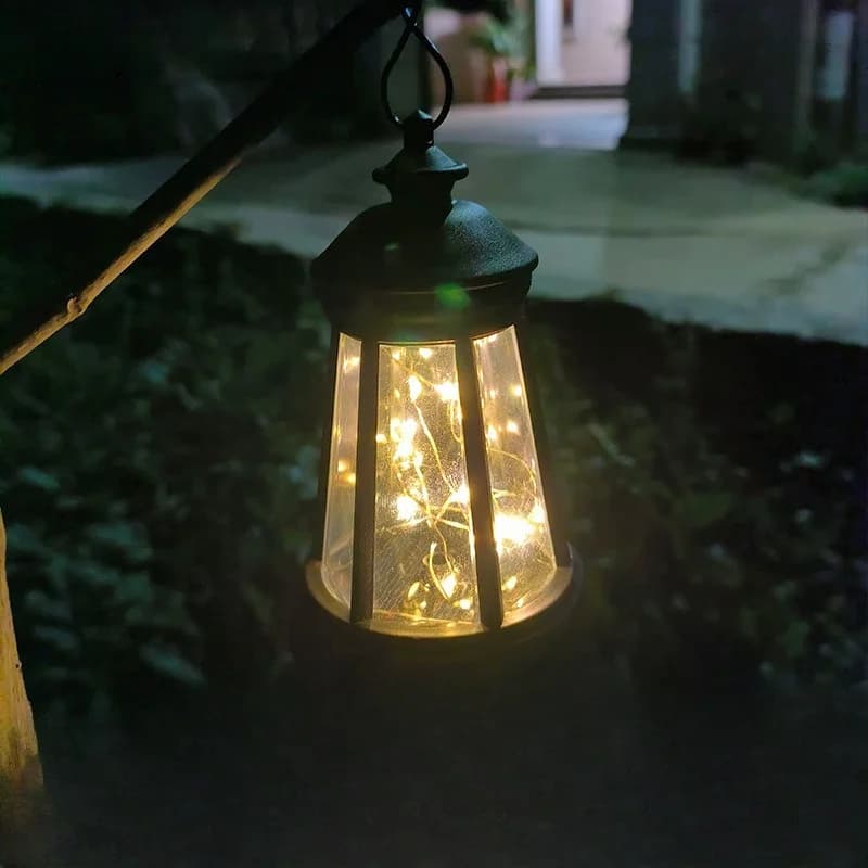 Atsparūs vandeniui saulės energijos LED žibintų girlianda